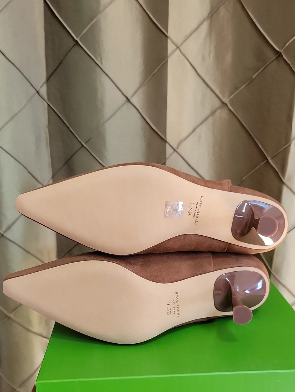 NWT- Kate Spade ‘Adele’ Suede Kitten Heel Ankle Bootie